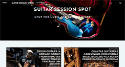 Desktop Screenshot of guitarsessionspot.com
