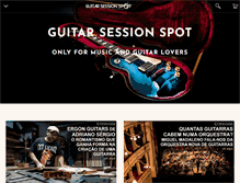 Tablet Screenshot of guitarsessionspot.com